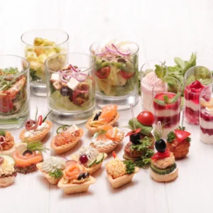 Savory aperitif tray 50 pieces