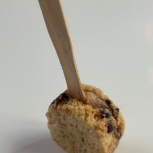 Sucettes de foie gras et gelée d'oignons confits