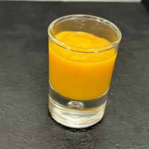 Crème de patates douces aux curry