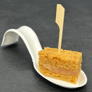 Strates de pain d’épices aux foie gras